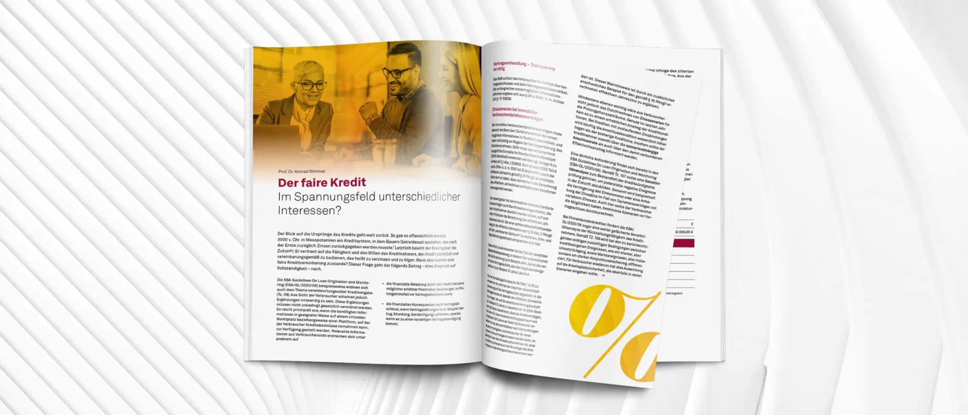 Fairer Kredit: Im Spannungsfeld unterschiedlicher Interessen? (NEWS 01/2023)