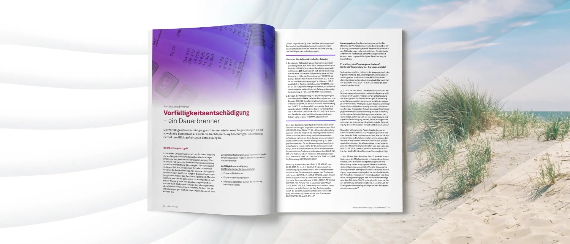 Vorfälligkeitsentschädigung – ein Dauerbrenner