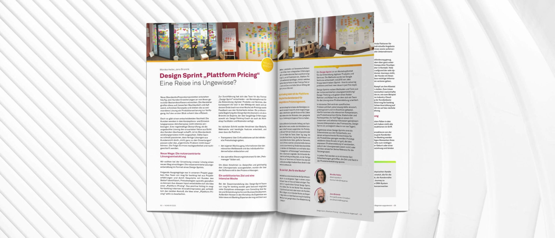 Design Sprint "Plattform Pricing" - Eine Reise ins Ungewisse? (NEWS 01/2023)